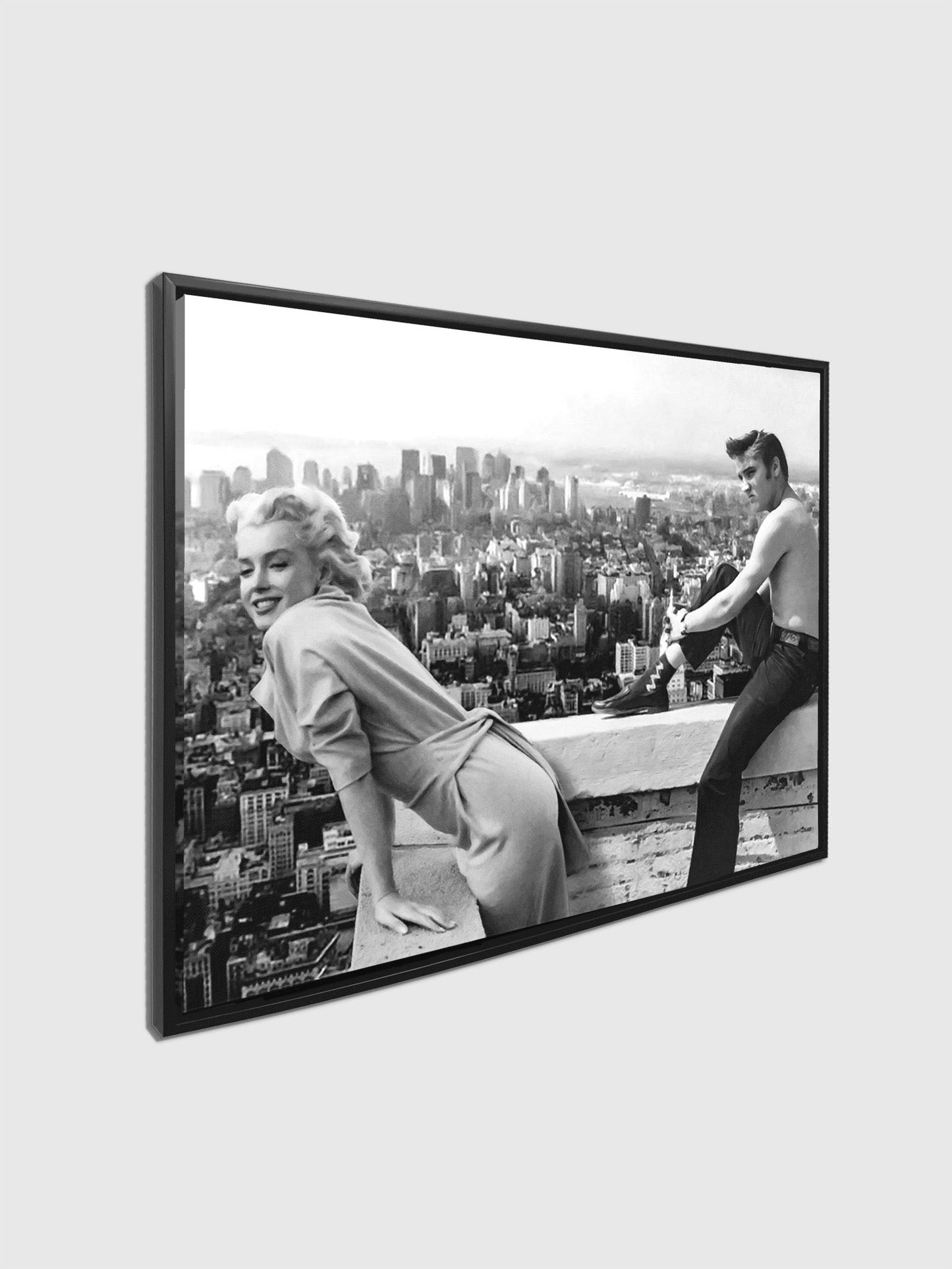 Marilyn and Elvis Wall Art Canvas – Hollywood Glamour Décor