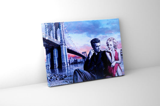 James Dean & Marilyn Monroe Wall Art – Hollywood Icons