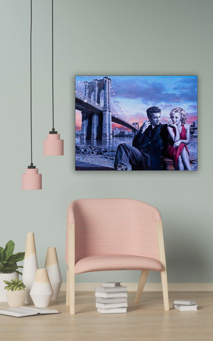 James Dean & Marilyn Monroe Wall Art – Hollywood Icons