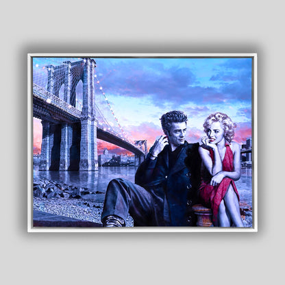 James Dean & Marilyn Monroe Wall Art – Hollywood Icons