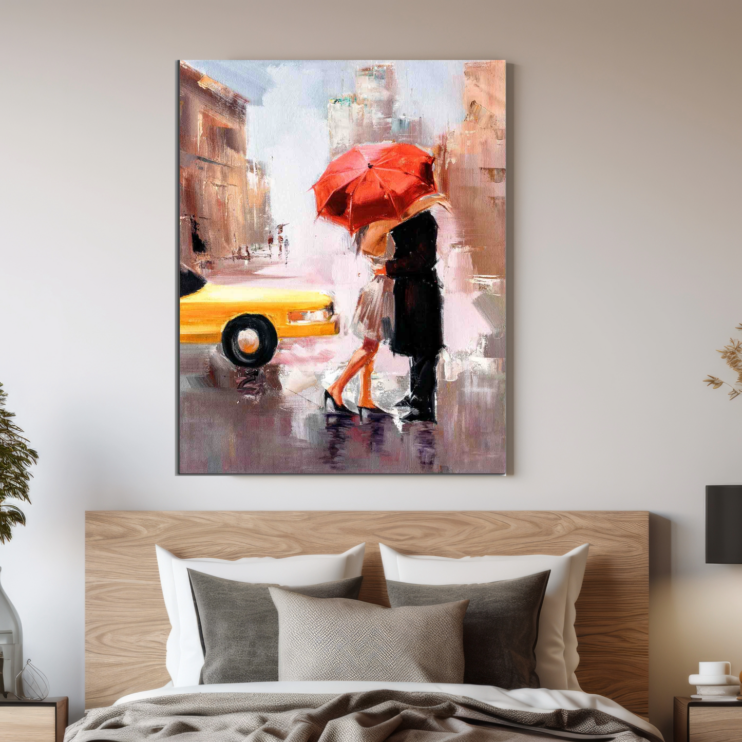 NYC KISS - Wall art decor-Fine Art Canvas-1