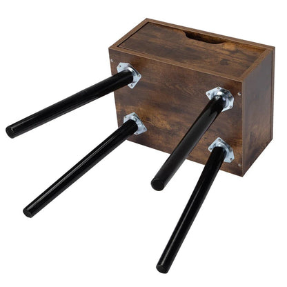 Modern Farmhouse Nightstand Set – Mid-Century End Tables